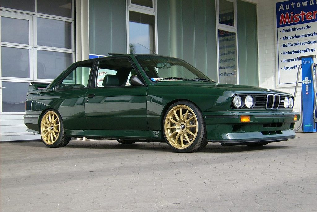 British racing green bmw